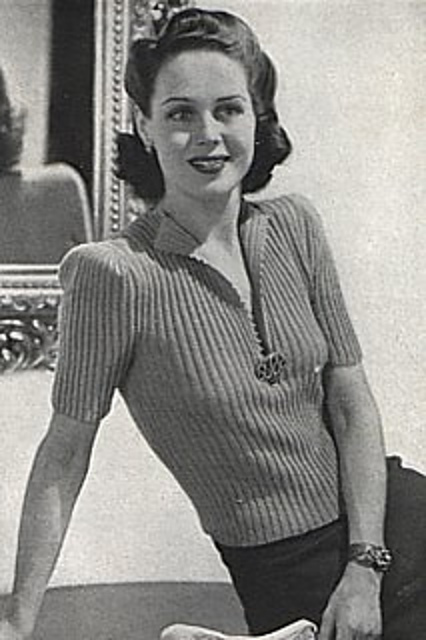 Ribbed Blouse
