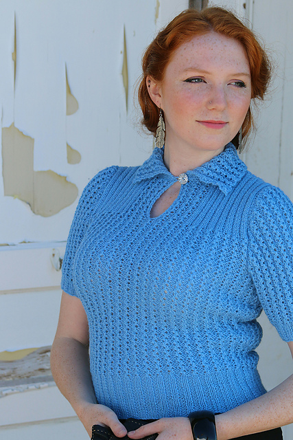 Ravelry: Dinah's Lacy Jumper pattern by Susan Crawford