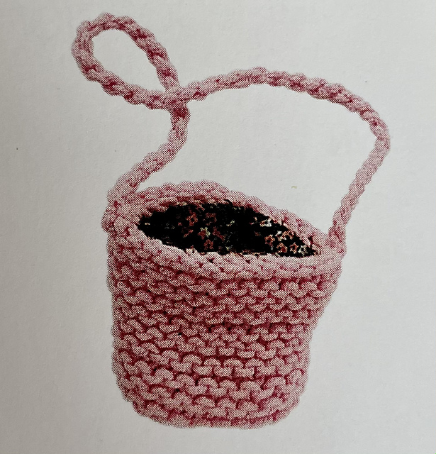 Pink Knit Bag