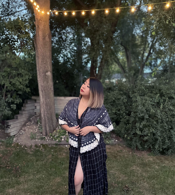 Only Half the Moon Shawl