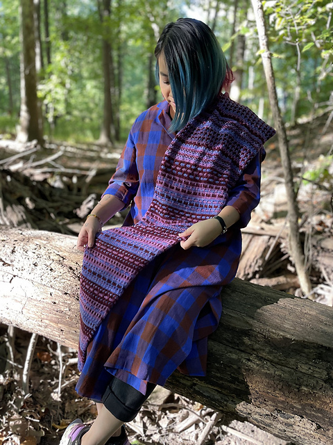 Wild Orchis Shawl