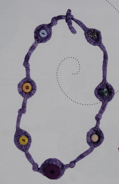 Button Necklace