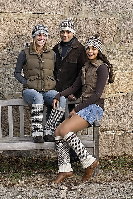 Swiss Check Trilogy Leg Warmers #731T