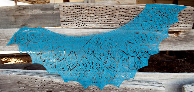 Iris Lace Shawl