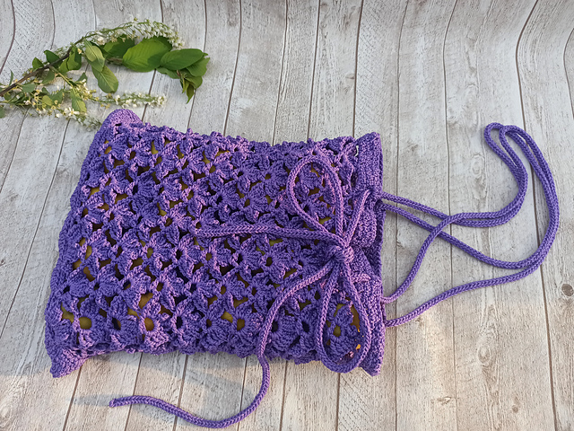 Floral net bag