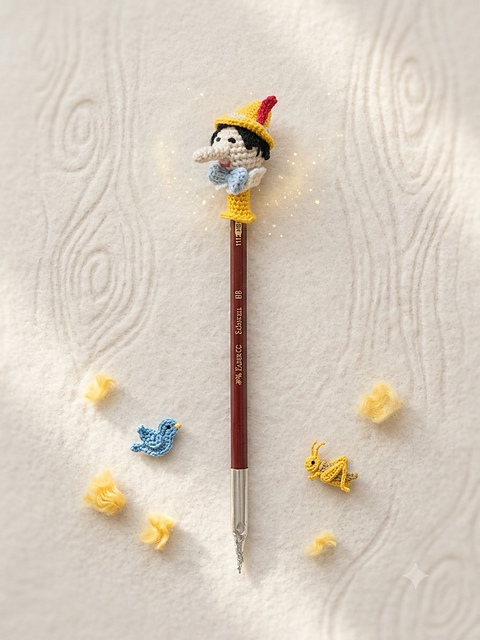 Pinocchio Pencil Topper