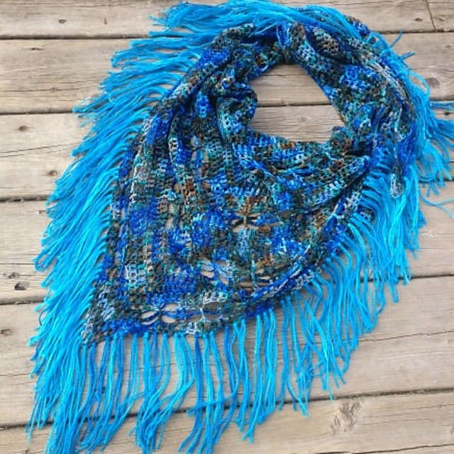 Dragonfly Dance Shawl