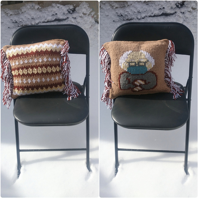 Bernies Mittens Pillow