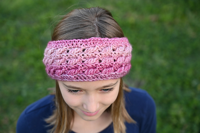 Twisted Leaves Ear Warmer