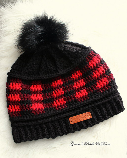 Erica's Plaid Style Beanie