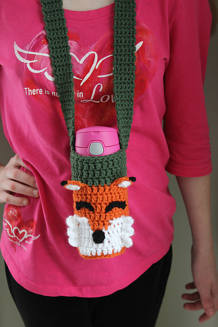 Fox Water Bottle Holder