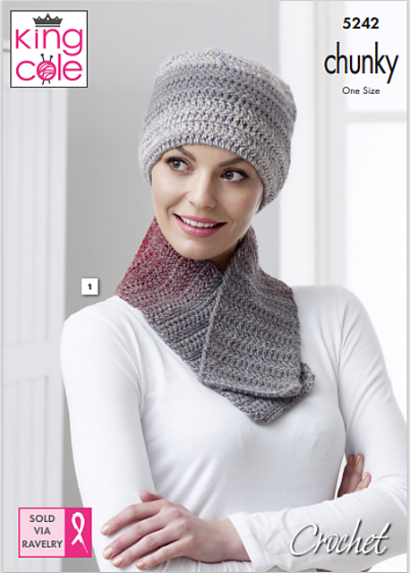 5242 Hats, scarfs, shawl, twisted cowl & neck roll