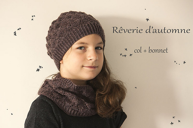 Rêverie d'automne bonnet+col