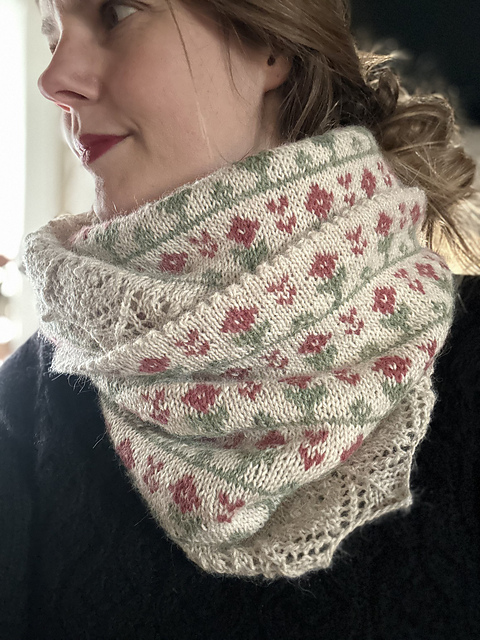 Springtime shawl and scarf
