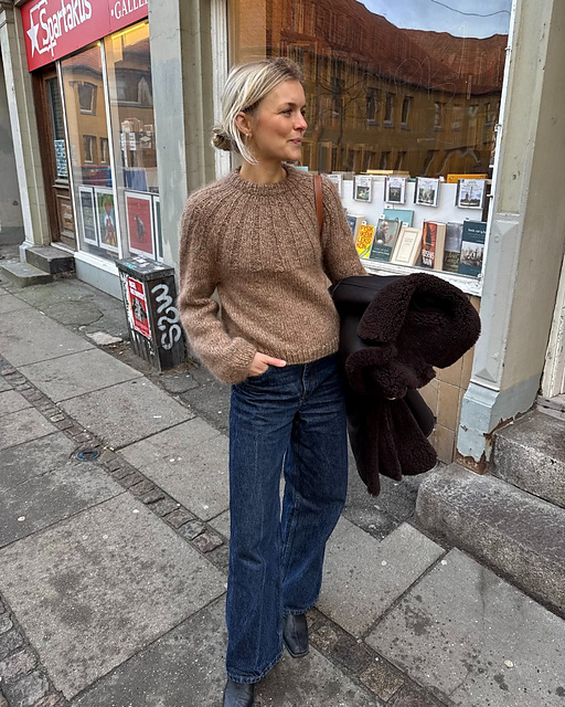 petite knit sunday sweater