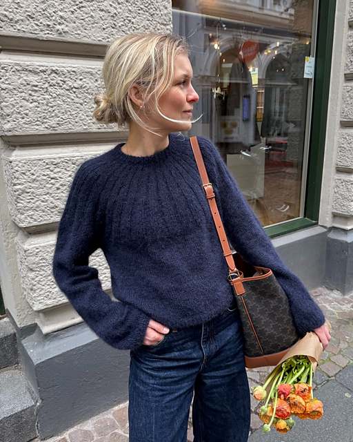 petite knit sunday sweater