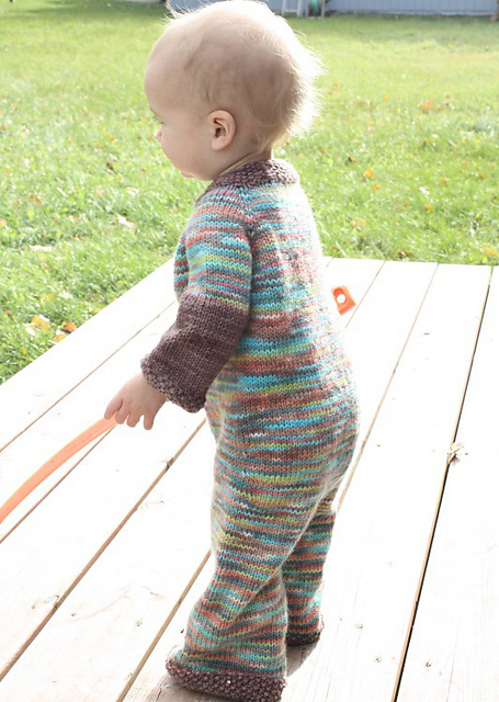 Petit Garcon (Little Boy) 2-in-1 Romper/cardigan