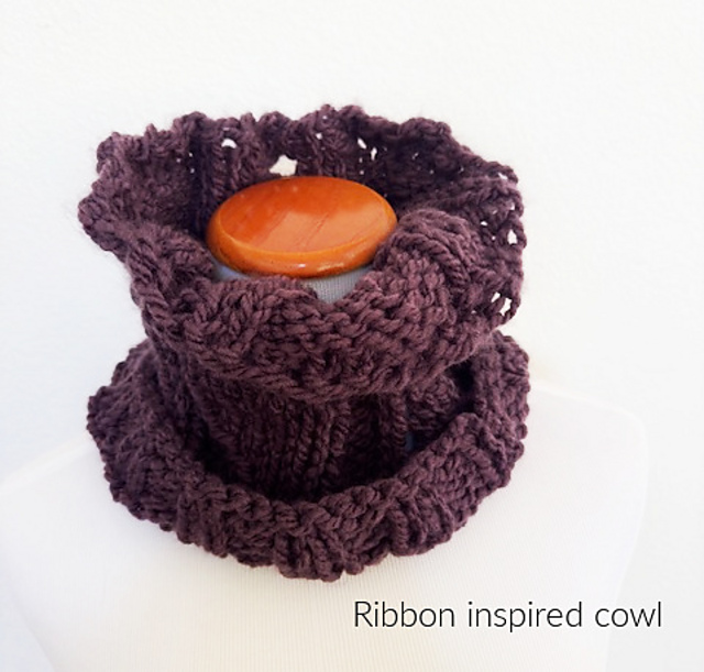Ribbon inspired cowl