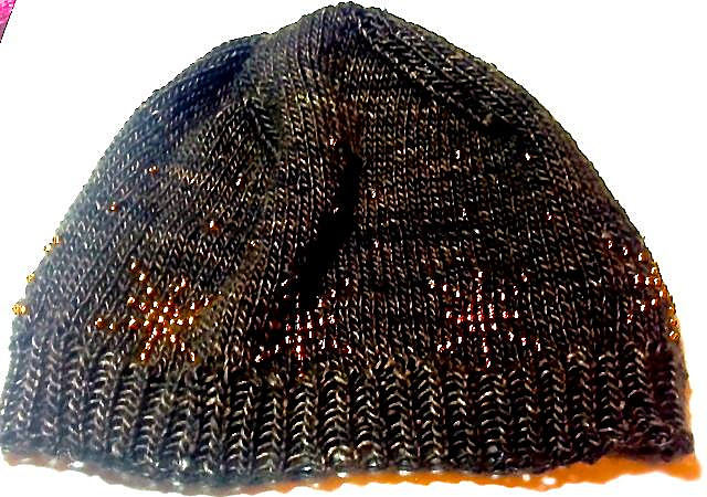 Glitzy Snow Flake Hat
