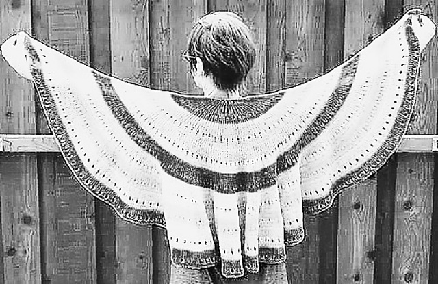 Rainbow Sherbet Shawl