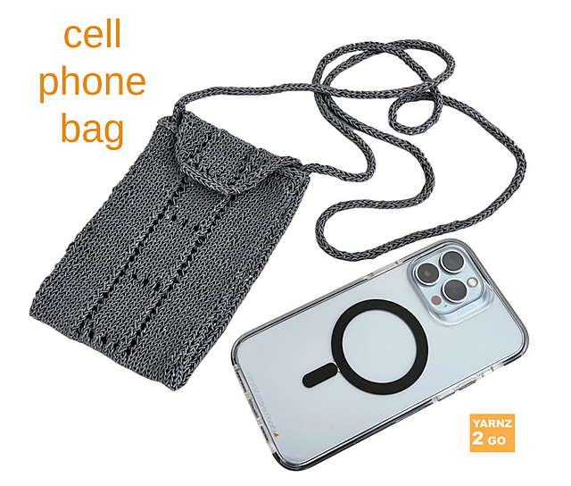 Cell phone shoulder bag
