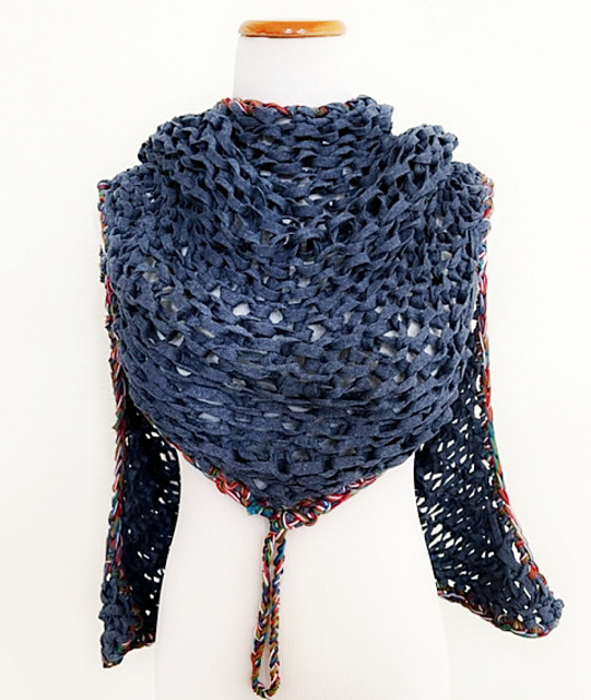 Level up shawl
