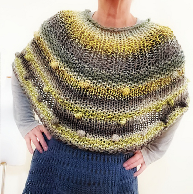 Wheely bobble poncho