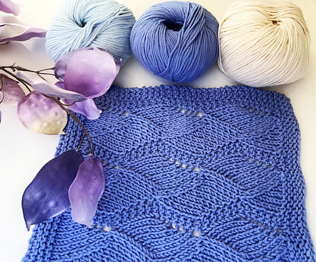 Wavy Diamond spa cloth