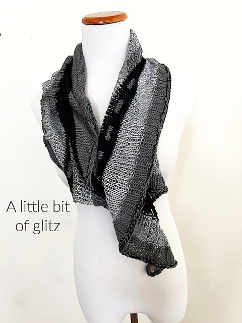 A little bit of glitz shawl