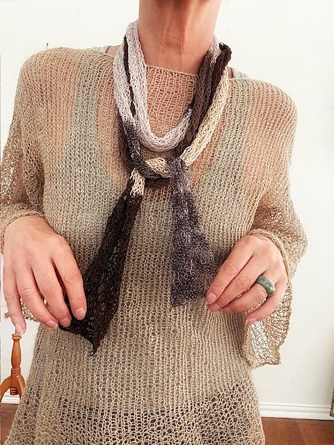Caffeinated scarf
