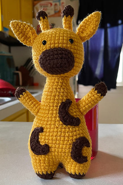 Giraffe with Moon Spots