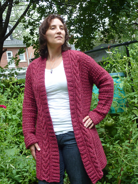 Design C - Cabled and Textured Coat