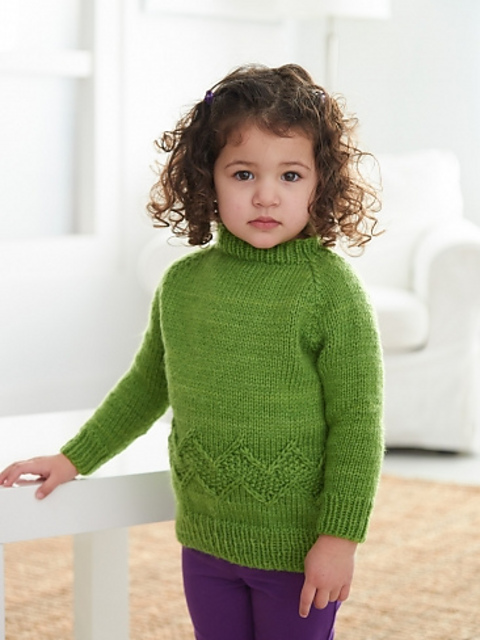 Kid's Chevron Band Pullover