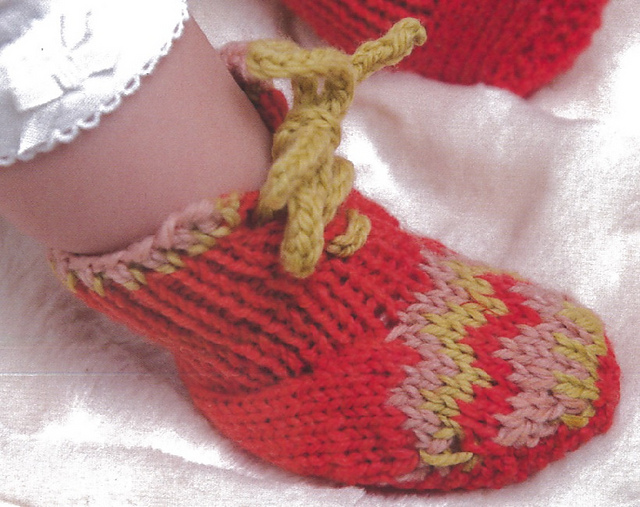 Tiny Toes Fair Isle Booties