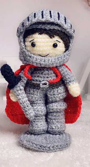 Ravelry: Amigurumi Knight pattern by Pamela Burmeister