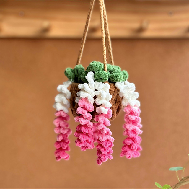 Ravelry: Wisteria Plant Basket pattern by Phoa Crochet