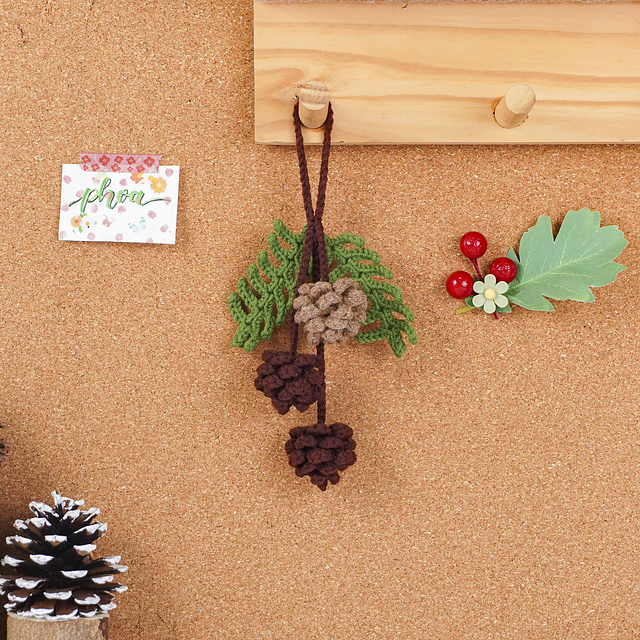 Pinecorn Car Hanging