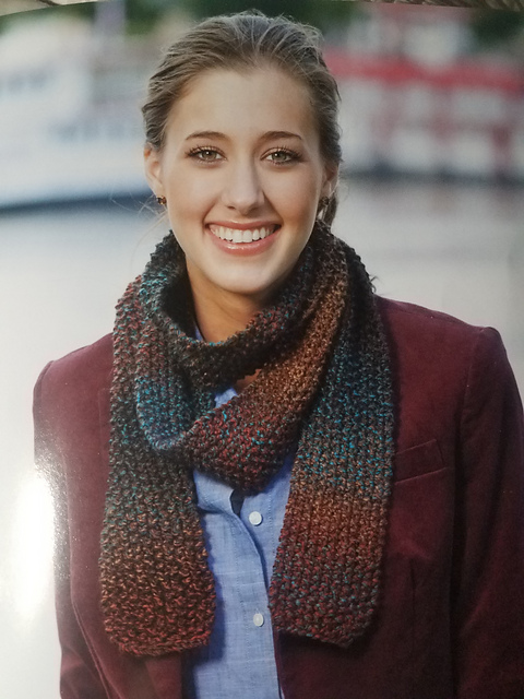 Seed Stitch Scarf