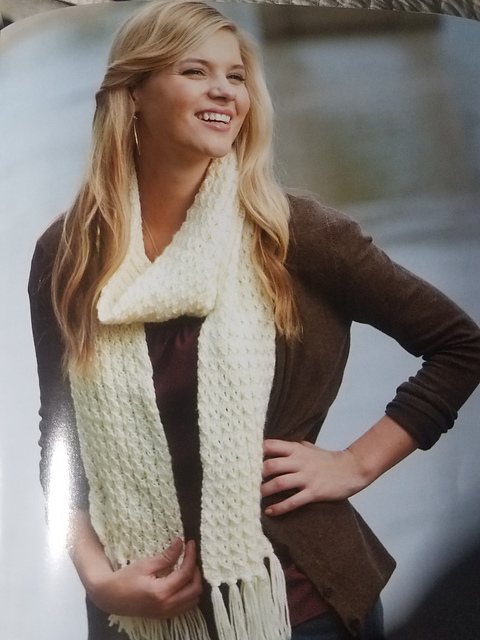Mock Cable Scarf