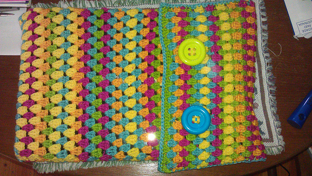 Granny Stripe Laptop Cover