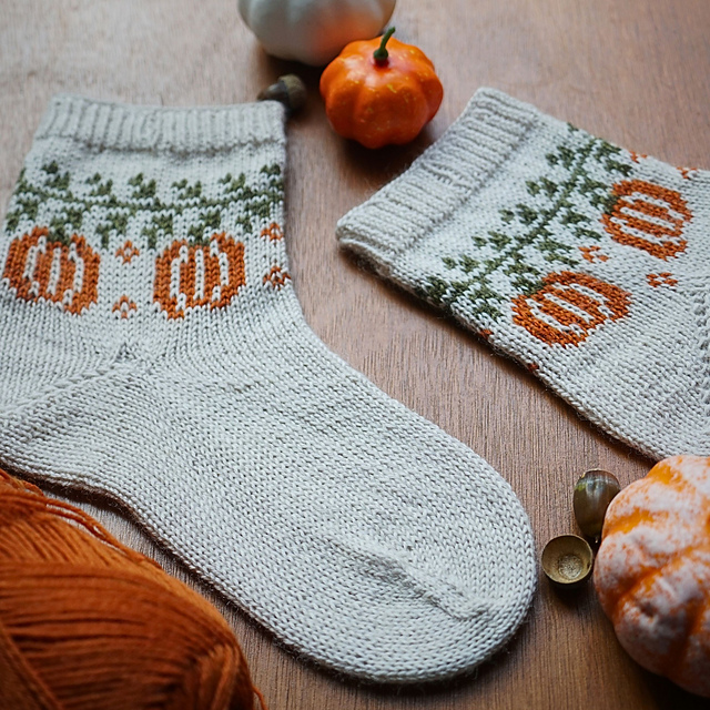 Pumpkin Patch Socks