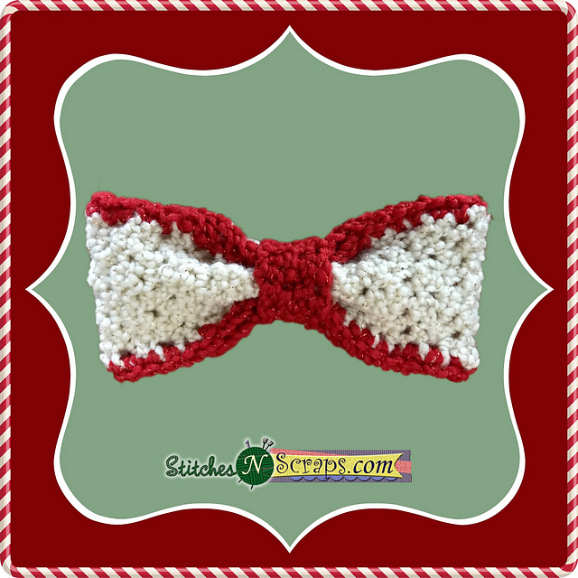 Seed Stitch Bow