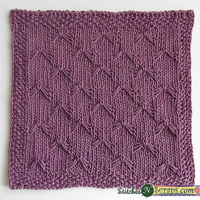 Butterfly Stitch Washcloth