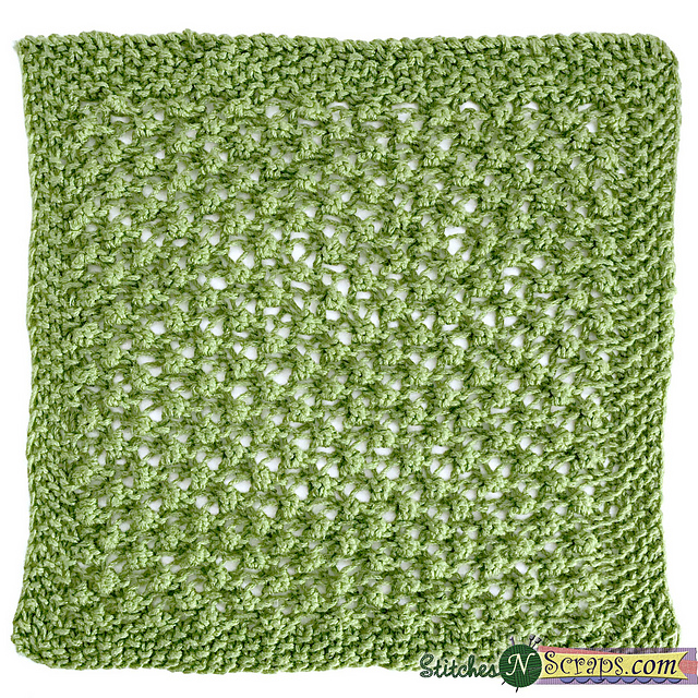 Trinity Stitch Washcloth