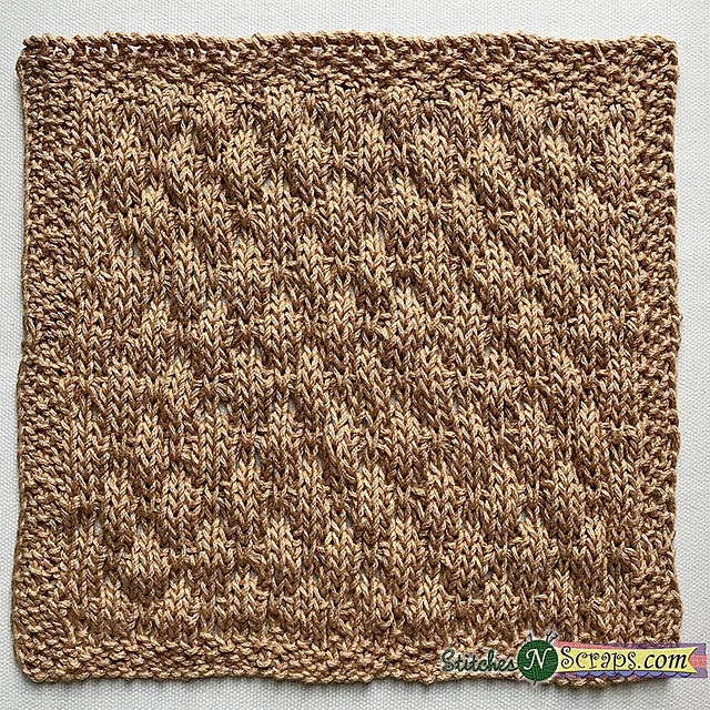Bubble Stitch Washcloth