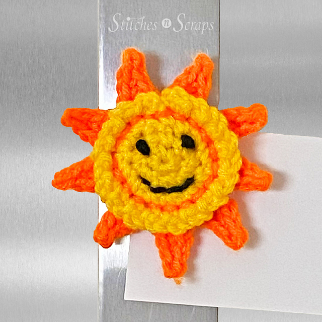 Sun Fridge Magnet