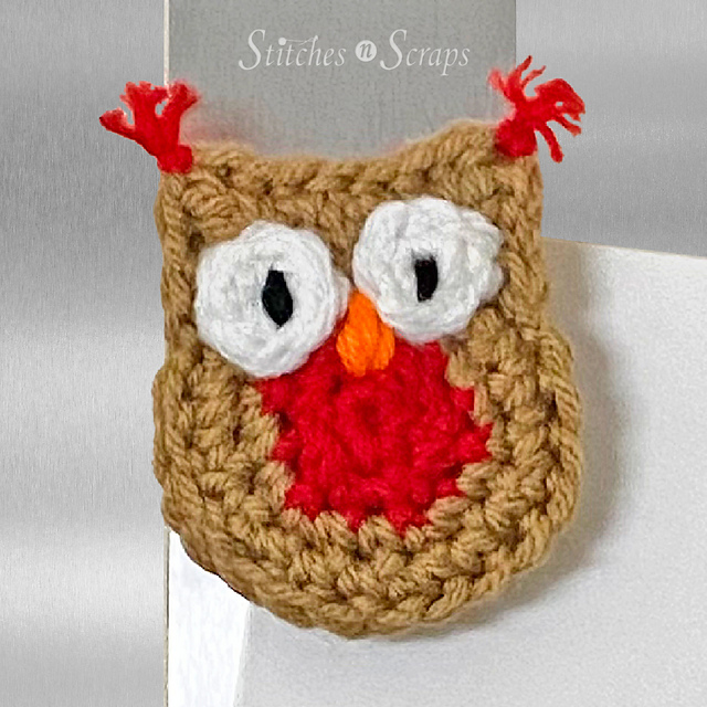 Ravelry Owl Fridge Magnet Pattern By Pia Thadani
