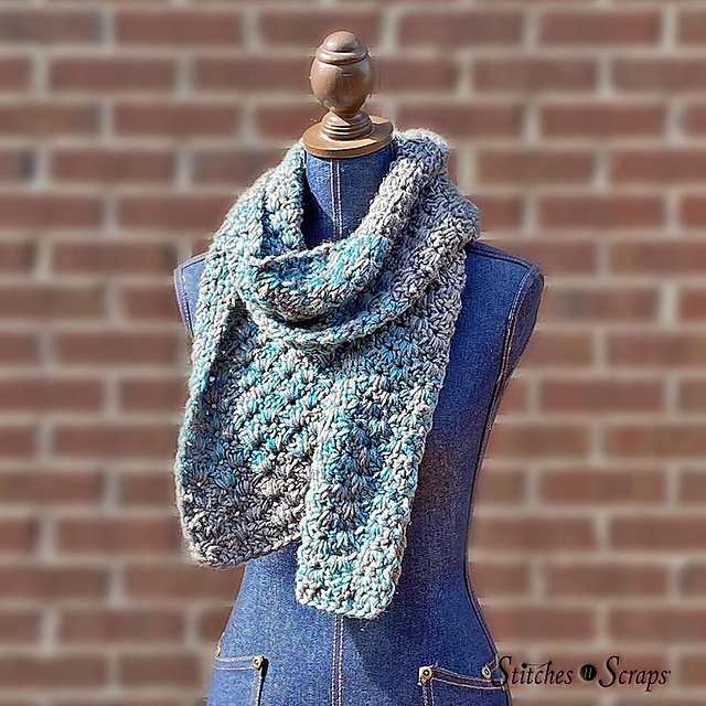 Layered Shells Scarf