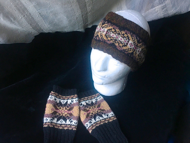 Earthy Headband & Mitts
