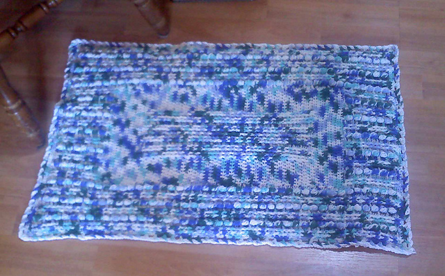 Ocean Waves Bath Mat